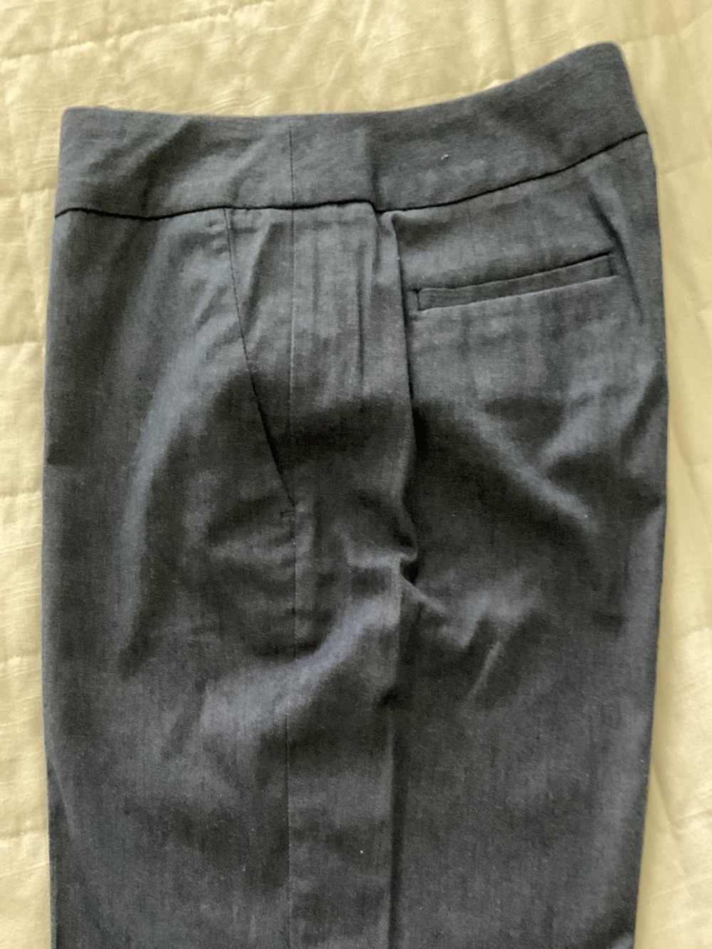 Talbots denim color dress pants